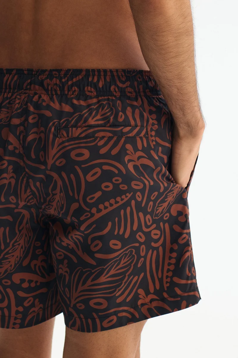 H&M  Patterned swim shorts for Men | Best Price UAE