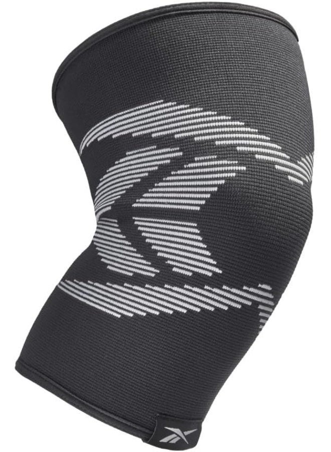 ريبوك دعامة الركبة ريبوك – مقاس L، دعامة ضغط لدعم الركبة وحمايتها أثناء الرياضة - Image 3