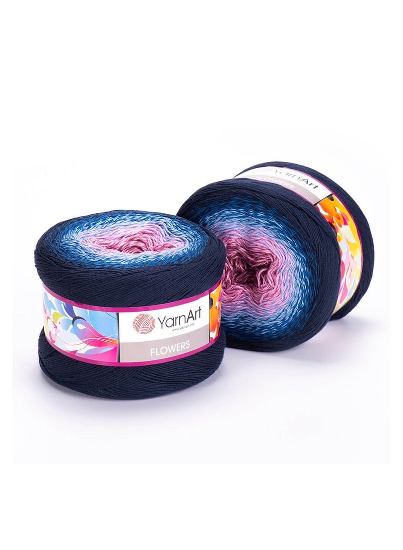 YarnArt Set Of 2 Pcs  Flowers Yarn For Knitting - Image 1