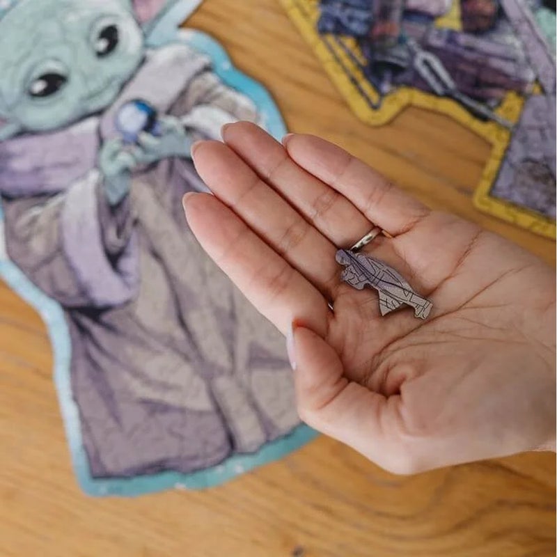 Trefl - Wood Craft Origin Star Wars Grogu Wooden Puzzle 160 Pieces - 20185 - Image 4