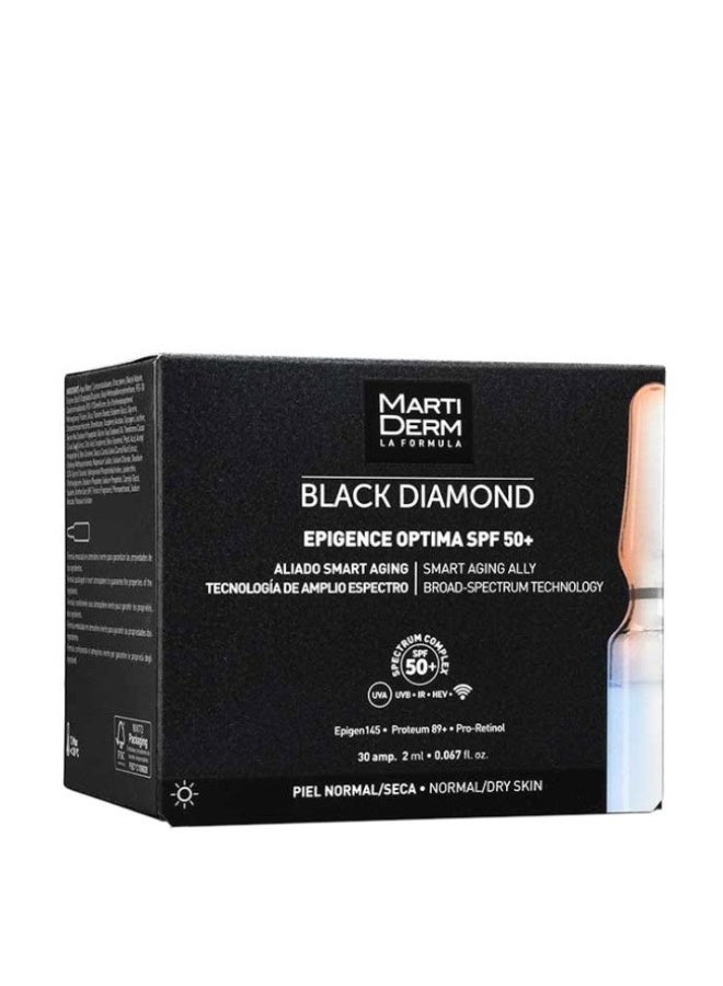 Martiderm Black Diamond Epigence Optima SPF50+ Anti-Aging Ampoules 30 pcs - Image 1