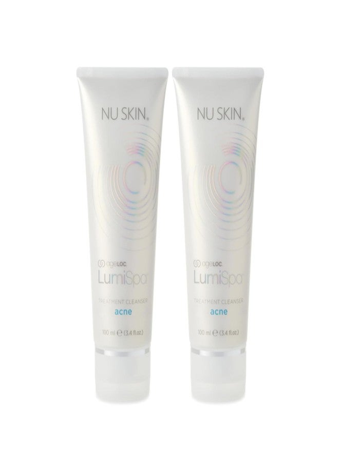 Nu Skin ageLOC LumiSpa Treatment Cleanser | Acne-Prone Skin | 2 Pack | Clears Excess Oil for Balanced Skin | Enhanced LumiSpa Performance | Infused with ageLOC Technology | 3.4 fl oz - Image 1
