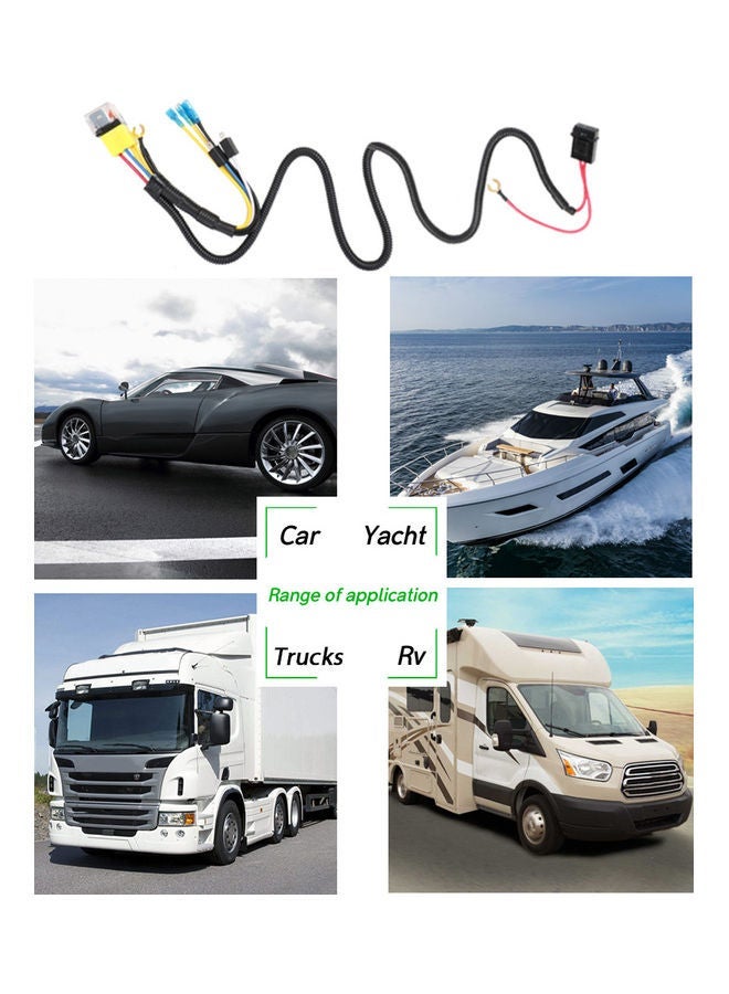 MUNTAQI Universal 12V/24V Horn Cable Relay For Grille Mount Blast Tone Horns 12 - Image 4