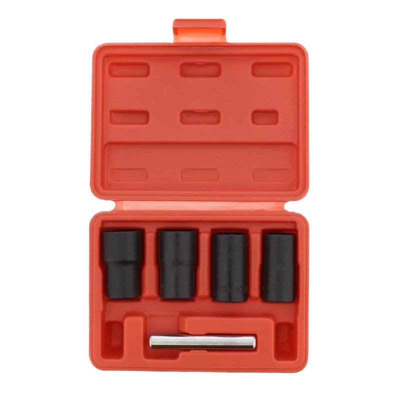 ABN Twist Socket Set Lug Nut Remover Extractor Tool - 5 Piece Metric Bolt and Lug Nut Extractor Socket Tools - Image 5