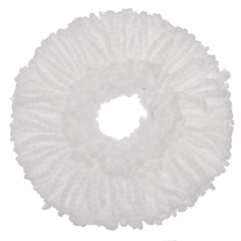 Inditradition 360 Degree Rotating Microfiber Mop Refill, Compatible with All Brand Mops | (Pack of 4) - White - Image 3