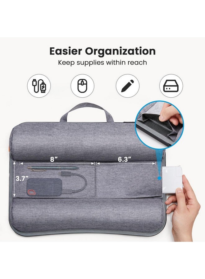 HUANUO Laptop Lap Desk, Fits Up To 15.6-Inch Laptops And Tablets, Lap Desk With Cushion, Phone Holder And Storage Bag, Portable And Lightweight Lap Desk, Black Lapdesk For Home Office Or Dormitory - Image 5