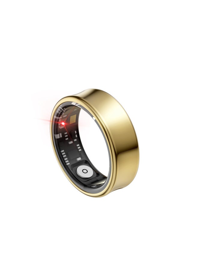 Generic Suitable For Smart Ring SR05 Heart Rate Blood Oxygen Sleep Pressure Exercise Monitoring Multi-functional Black Technology Smart Ring-Color:Bright Silver#8 (inner Diameter 18.2mm) + Charging Compartment  - Image 5