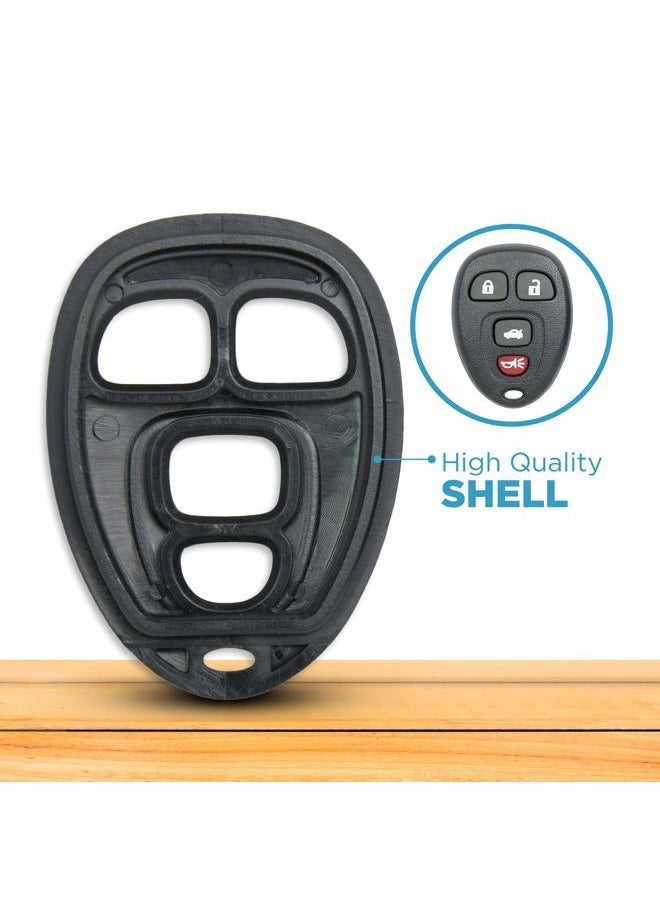 Keyless2Go Replacement for New Shell Case and 4 Button Pad for Remote Key Fob with FCC OUC60270 - Shell ONLY  - Image 5
