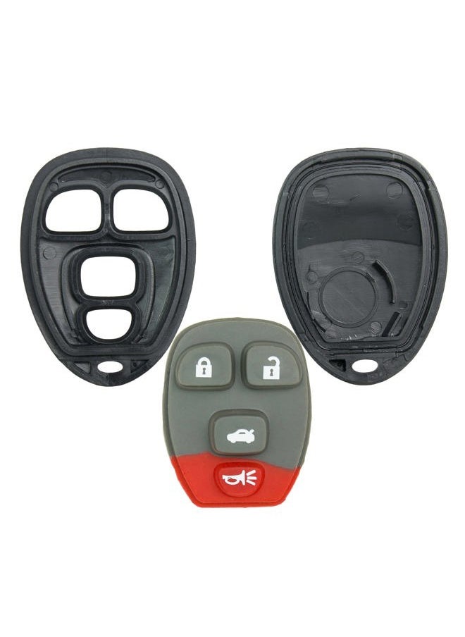 Keyless2Go Replacement for New Shell Case and 4 Button Pad for Remote Key Fob with FCC OUC60270 - Shell ONLY  - Image 1