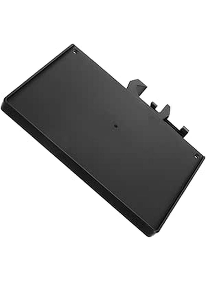 Black Plastic Microphone Stand Tray with Sound Card Slot for Recording Studio Accessories - Image 1