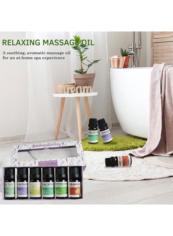 EELHOE Essential Oil Set 100% Pure u0026 Natural -6 Pack Aromatherapy Essential Oils Therapeutic Grade Essential Oils Gift Set - Image 5