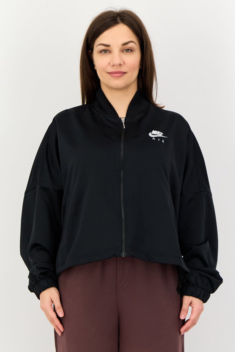 Nike Women Sportswear Fit Long Sleeve Outdoor Jacket, Black - Image 1