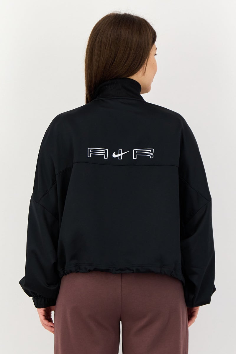 Nike Women Sportswear Fit Long Sleeve Outdoor Jacket, Black - Image 2