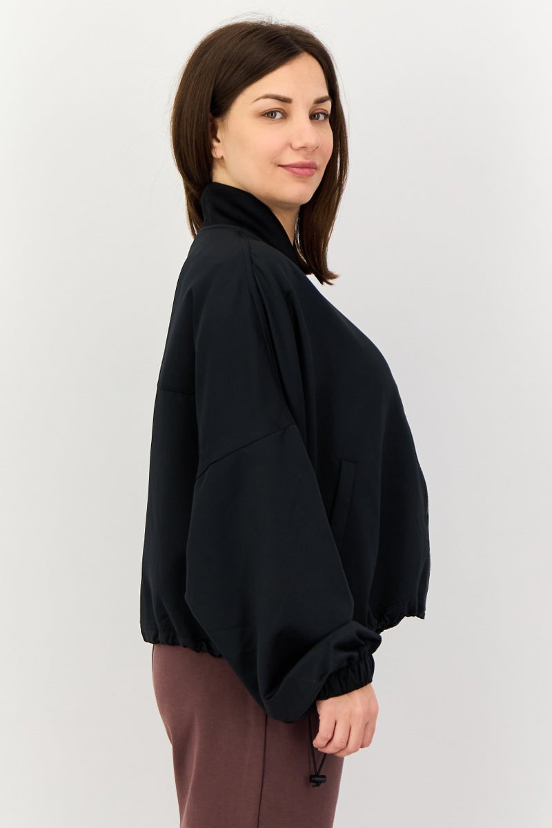 Nike Women Sportswear Fit Long Sleeve Outdoor Jacket, Black - Image 4