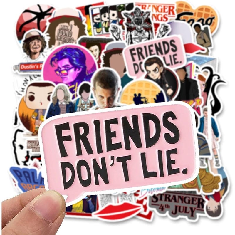 BERFLYTER 50Pcs TV Stranger Things Themes Waterproof Stickers for Water Bottles Cup Laptop Bike Skateboard Luggage Box Vinyl Graffiti Patches BRJHSL - Image 5