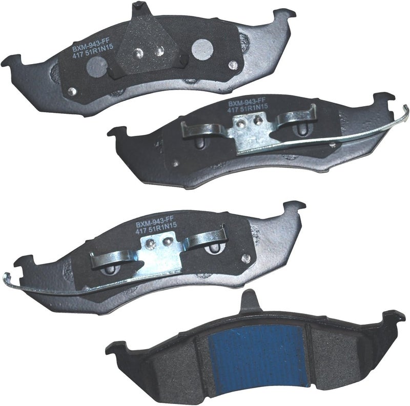 Bendix Premium SBM417 Semi-Metallic Front Brake Pads for Ford Cougar 1988-1985, Cougar 1995-1990, Thunderbird 1992-1989, Mercury Cougar 1992-1989 - Image 1