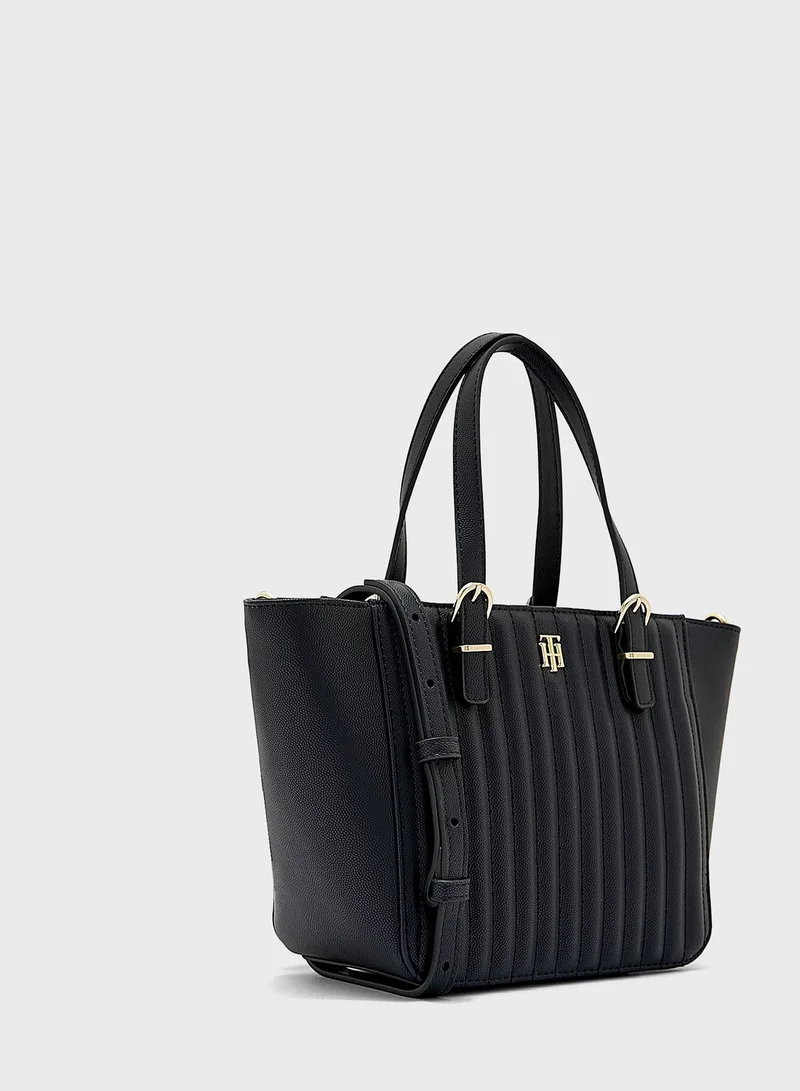 TOMMY HILFIGER Timeless Small Quilted Tote