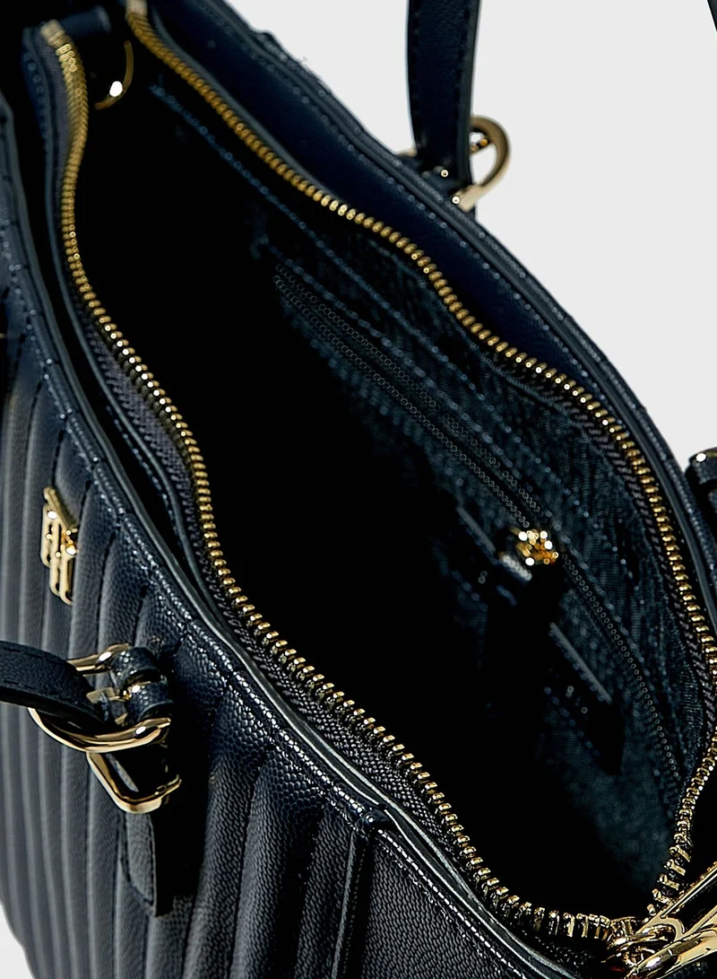 TOMMY HILFIGER Timeless Small Quilted Tote