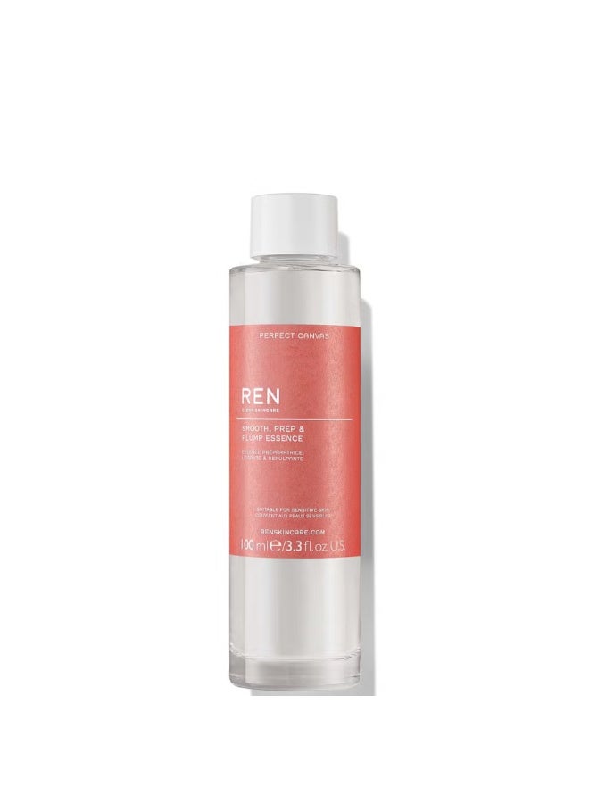 REN Clean Skincare Perfect Canvas Smooth, Prep and Plump Essence 100ml - Image 1