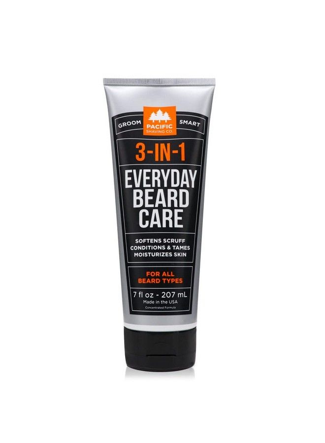 pacific shaving company 3In1 Beard Care Ultraconcentrated Formula Softens Scruff Conditions Tames And Moisturizes Skin For Any Beard Length (7 Fl Oz) - Image 1