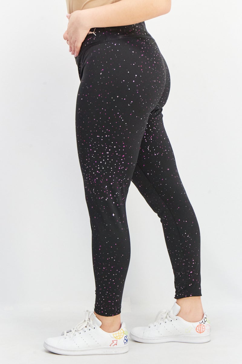 PUMA Women Sportswear Fit Brand Logo Training Tights, Black - Image 3