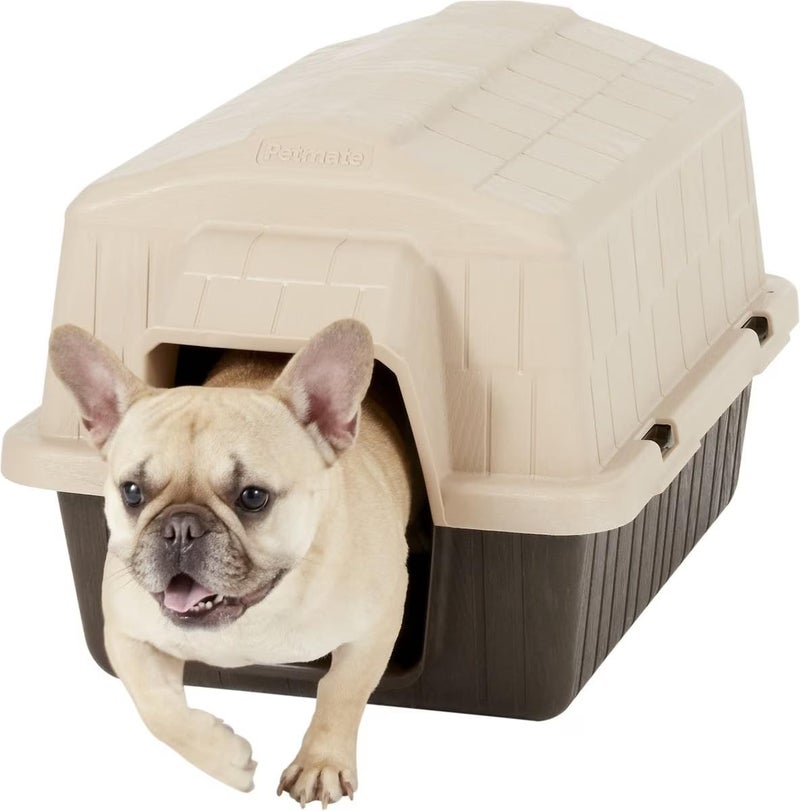 Petmate Aspen Pet Outdoor Dog House, Extra Small, For Pets Up to 15 Pounds, Made in USA - Image 2