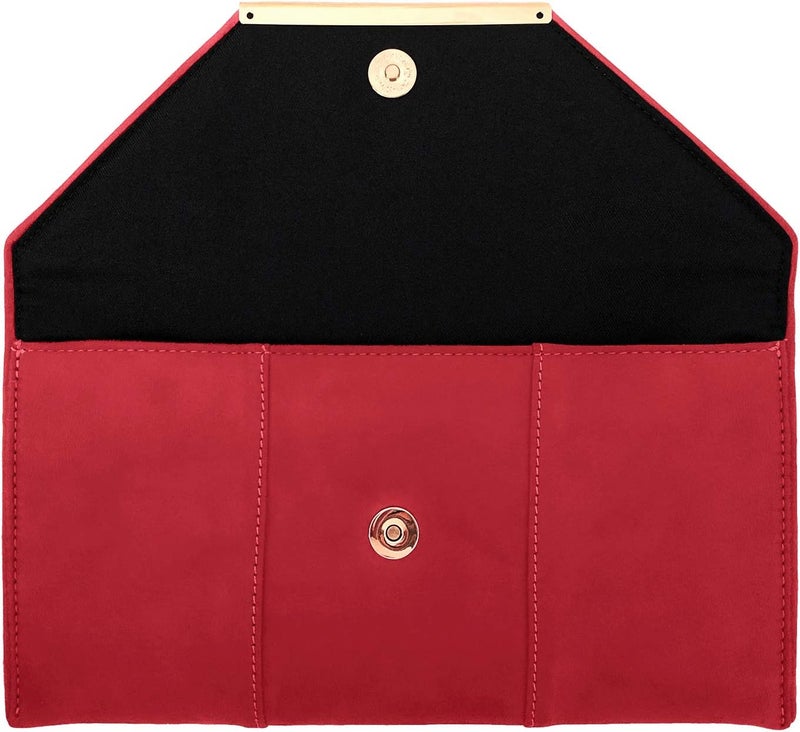 JNB Faux Microsuede Envelope Clutch - Image 4