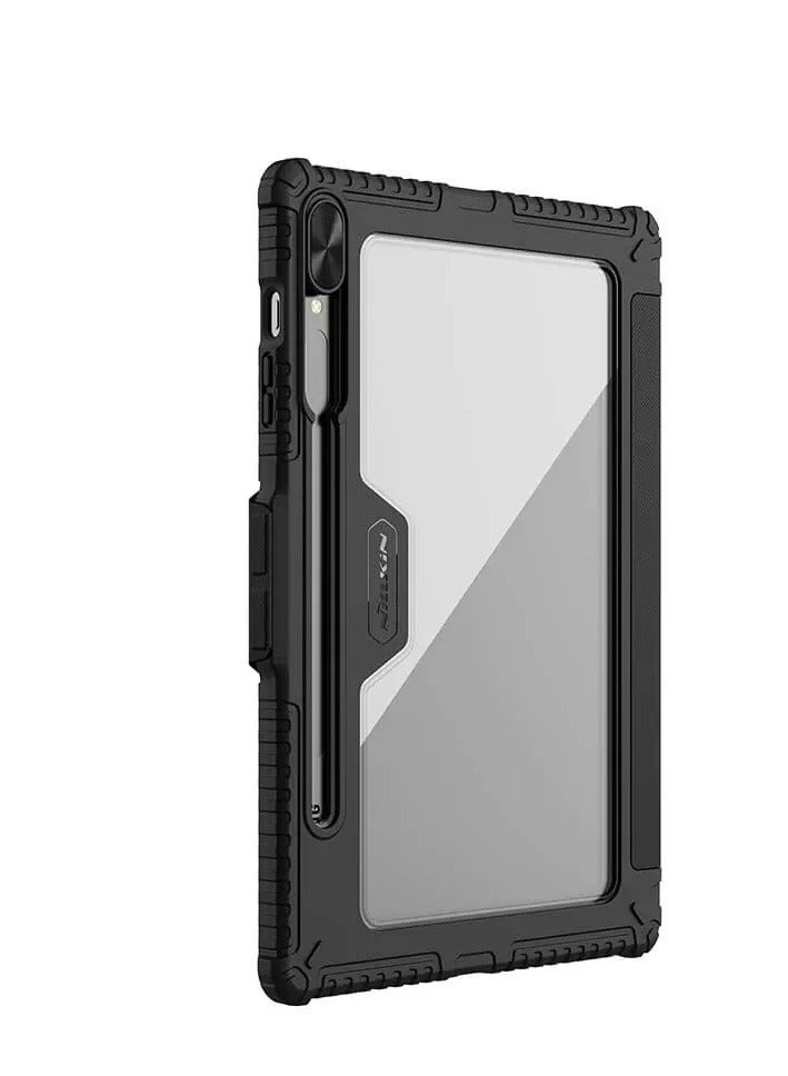 Nillkin Bumper Leather cover case Pro Multi-angle folding style for Samsung Galaxy S9 Plus (S9+) - Image 2