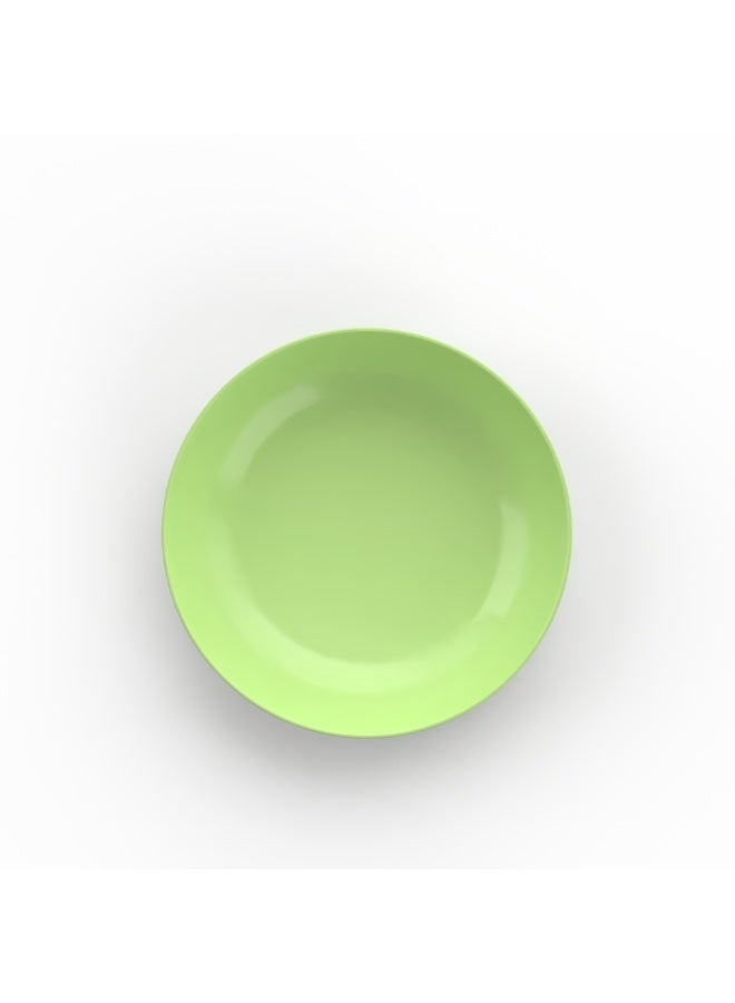 EasyGO Easy-Go Set of Reusable Plastic Plates 21cm (4 Plates) BPA Free PP – Microwave, Freezer & Dishwasher Safe - Mint Green - Image 3