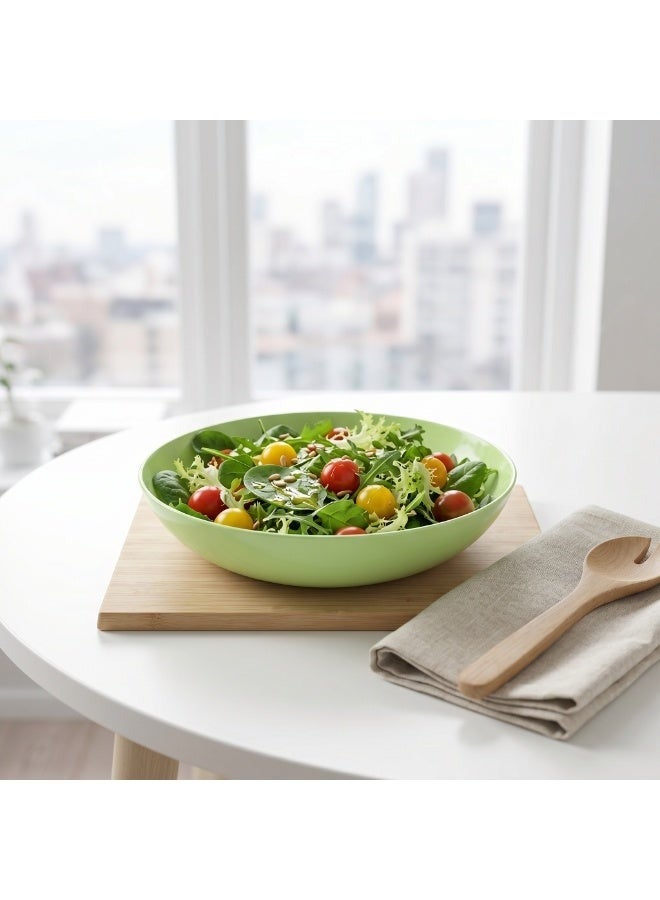 EasyGO Easy-Go Set of Reusable Plastic Plates 21cm (4 Plates) BPA Free PP – Microwave, Freezer & Dishwasher Safe - Mint Green - Image 1
