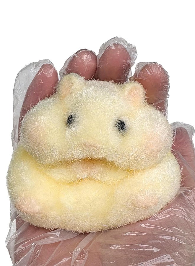 الحجم الكبير اليدوي Taba Squishy الهامستر مع الجبن ، لطيف الناعم الهامستر Squishy ضغط الألعاب ، مثالية للتخفيف من الإجهاد ، 2025 هدايا فريدة للبالغين (الهامستر الأصفر) - Image 1