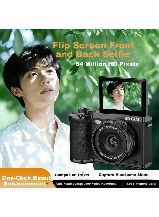Kufire Ccd Digital Camera Student Travel Entry-level Compact Mirrorless Hd Uploadable Mobile New Year Birthday Gift For Boys - Image 1