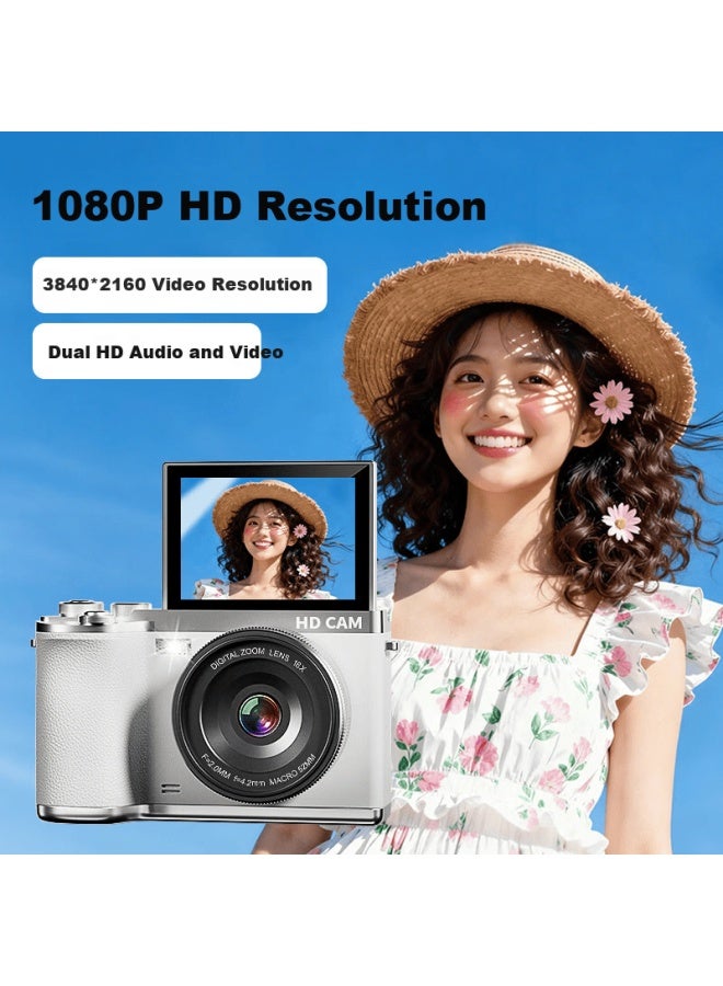 Kufire Ccd Digital Camera Student Travel Entry-level Compact Mirrorless Hd Uploadable Mobile New Year Birthday Gift For Boys - Image 2