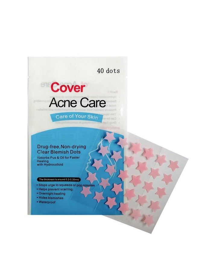 AGRCARE Acne Pimple Patch Hydrocolloid Pimple Patches For Face Zit Patch Acne Dots Clear Acne Stickers (2 Pack)  - Image 1