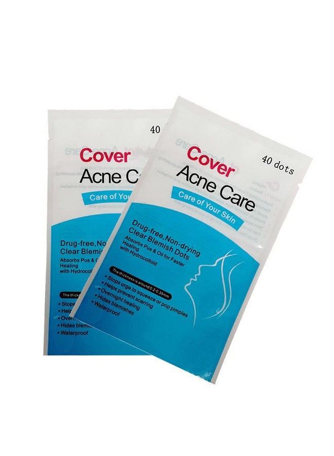 AGRCARE Acne Pimple Patch Hydrocolloid Pimple Patches For Face Zit Patch Acne Dots Clear Acne Stickers (2 Pack)  - Image 3
