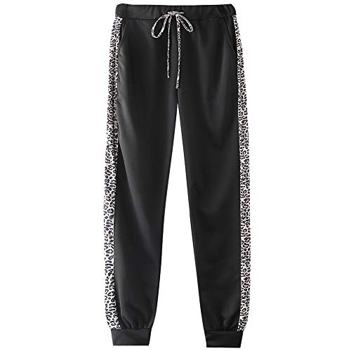 amropi Women's 2 Piece Tracksuit Sweatsuits Sets Hoodie Sweatshirt and Jogging Sweatpants Suit Black, XXL - Image 4