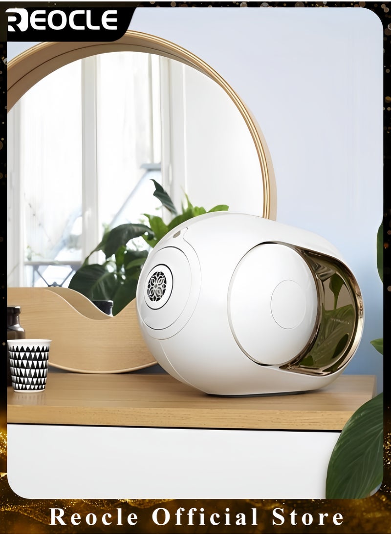 REOCLE - Bluetooth Speakers High-End Wireless Speaker with Golden Egg Shape Stereo Bluetooth Speaker Player for Mainstream Mobile Phones & Tablets & Notebook - Image 1