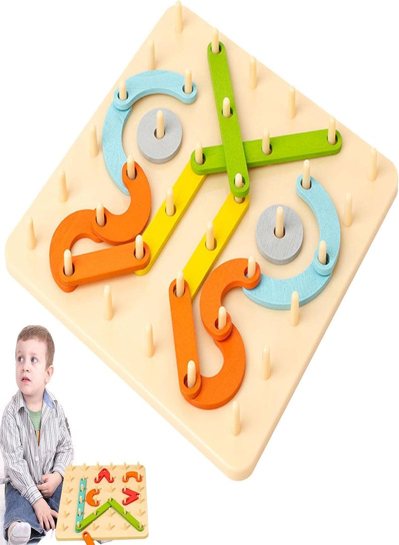 GGOOT Letter and Number Construction Activity Set | Kids Alphabet and Geometry Stacking Blocks Toys - Preschool Toys for Improving Children’s Interest in Learning, Perfect for Girls and Boys  - Image 1