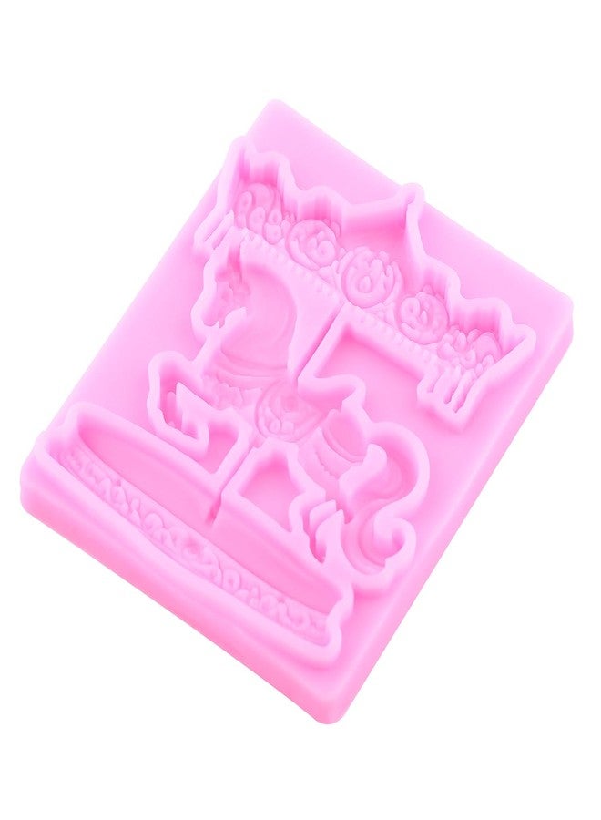 RFGHAC Carousel Fondant Silicone Molds for Cake Decorating Cupcake Topper Candy Chocolate Sugar Gum Paste Polymer Clay - Image 5