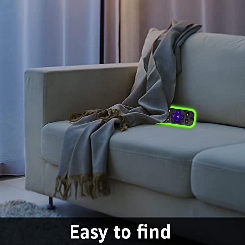 Ataqus [2 Pack] Silicone remotes Cover case Compatible with TCL/Hisense-Roku Remote& Express 4K+ / Roku-StreamingStick+(Luminous Green + Blue) Glow in The Dark - Image 4