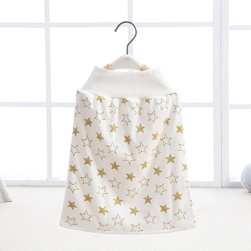 Baby Waterproof Diaper Skirt, Potty Training Pants, Infant Pure Cotton Washable Kindergarten Diaper, Night Training Essential - Image 1