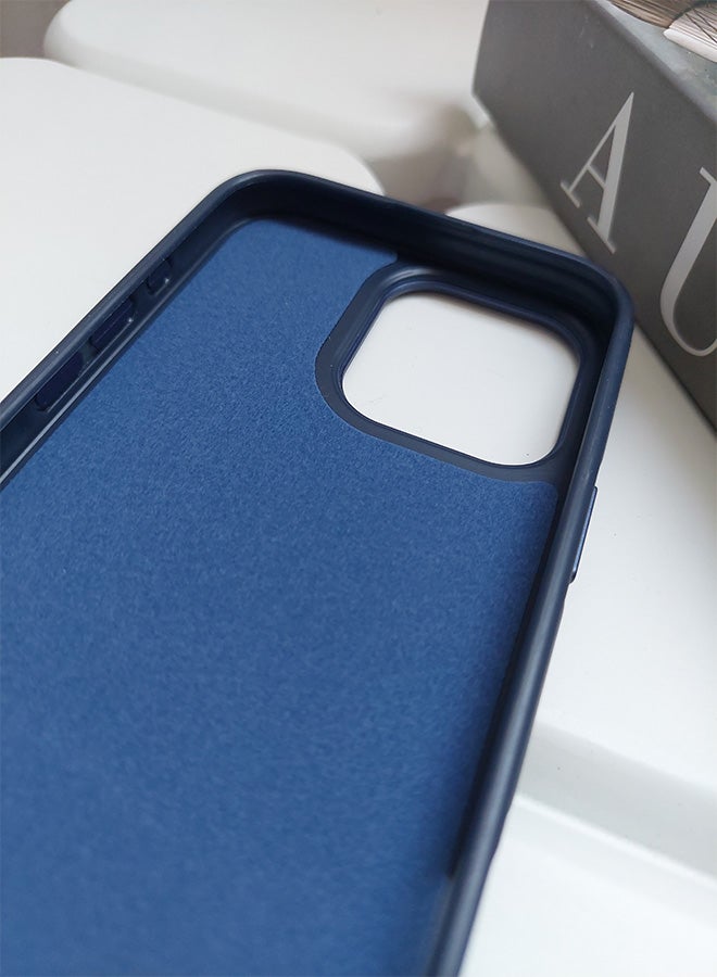 Magnetic Carbon Fiber Back Case for iPhone 16 Pro Max, Rugged Shockproof MagSafe Phone Case, Ultra Slim Case with Padded Interior to Prevent Your Phone's Back from Scratches, Supports Wireless Charging, Heavy Duty Protection and Anti-Scratch, for iPhone 16 Pro Max - Blue  - Image 5