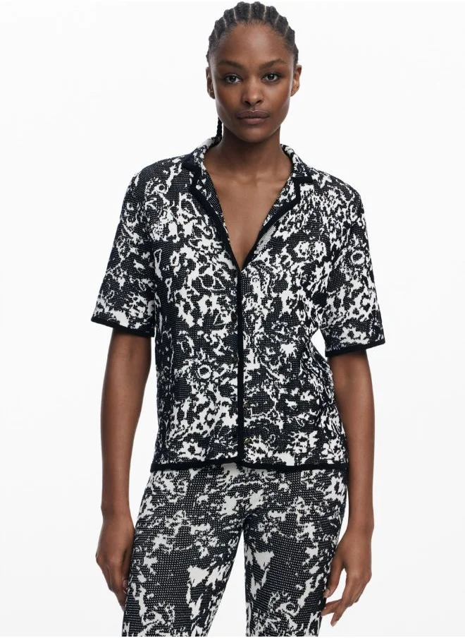 DESIGUAL BANDANA SHORT-SLEEVE SHIRT
