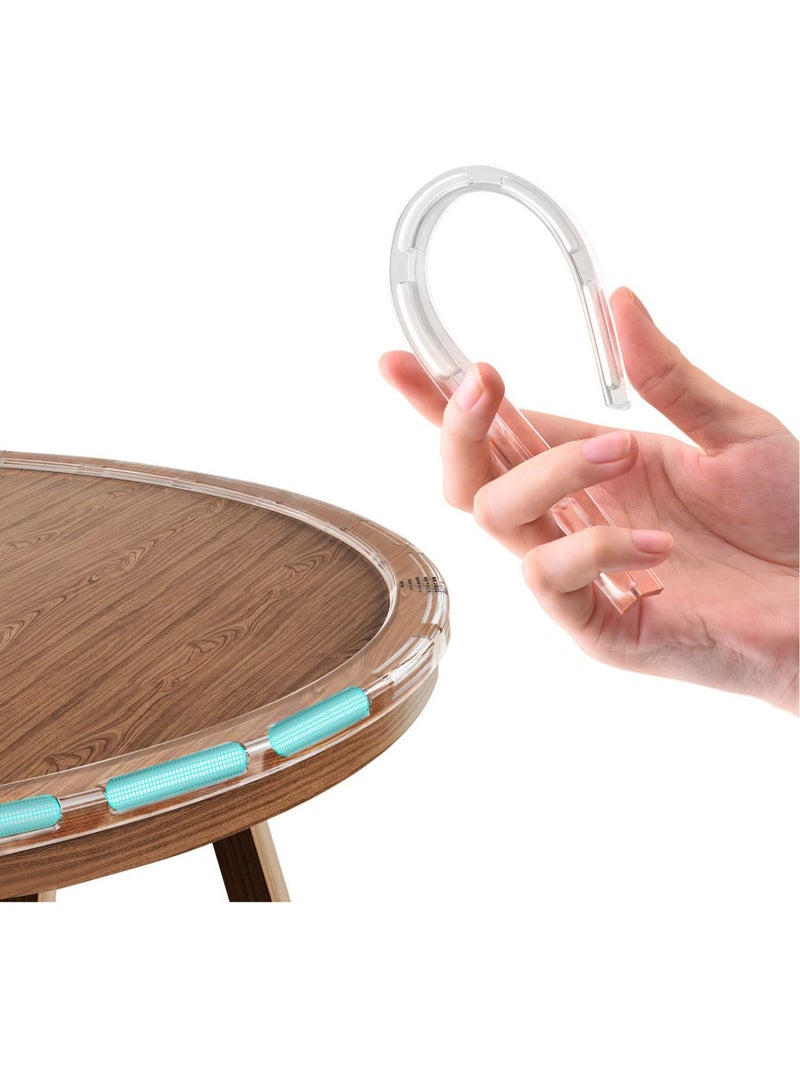Excefore Edge Protectors, 4 Pcs Baby Safety Corner Protectors, Edge Protector Strip, Clear Adhesive Long Strip Table Corner Edge Guards, for Table Cabinets Drawers Furniture - Image 1