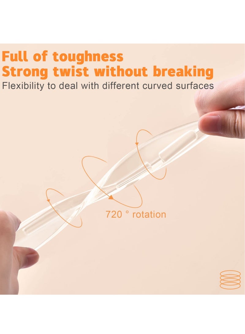 Excefore Edge Protectors, 4 Pcs Baby Safety Corner Protectors, Edge Protector Strip, Clear Adhesive Long Strip Table Corner Edge Guards, for Table Cabinets Drawers Furniture - Image 5