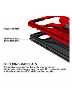 Bills iPhone 13 Pro Premium Armor Case Built-In Kickstand - Military-Grade Shockproof Protective Cover with Reinforced Corners (Red)  - Image 3