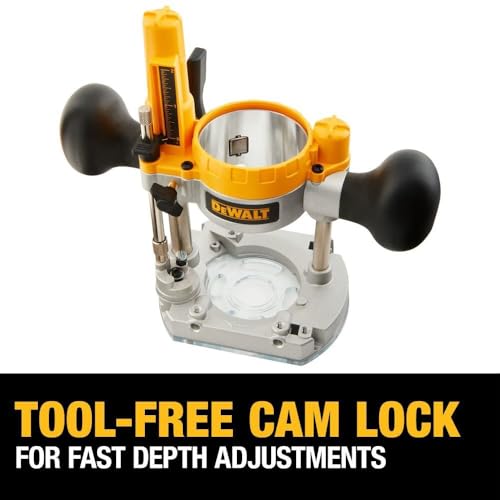 DEWALT Plunge Base For Compact Router, Steel Rods for Smooth Plunge Stroke (DNP612) - Image 3