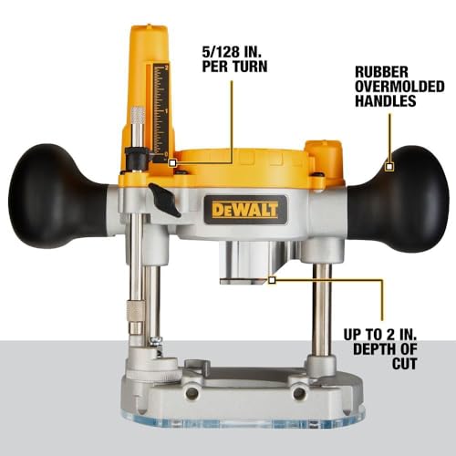 DEWALT Plunge Base For Compact Router, Steel Rods for Smooth Plunge Stroke (DNP612) - Image 2