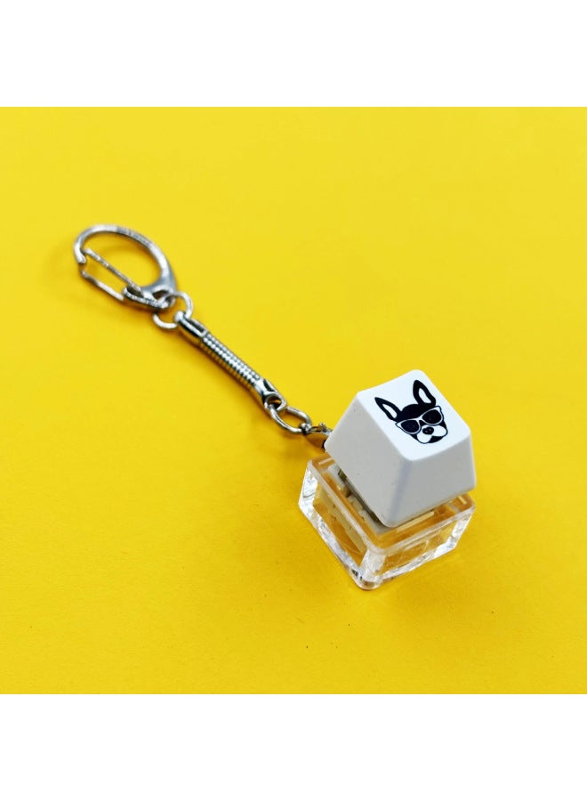 Popular Creative Press Decompression Artifact Single Key Keycap Cute Funny Style Mechanical Keyboard Anime Keychain Keycap 