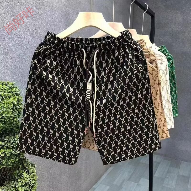 شورتات صيفية عصرية ماركة كاجوال بنطلونات شاطئية للشباب فضفاضة موضة متعددة الاستخدامات بنطلونات بطول خمسة نقاط قابلة للتنفس فضفاضة - Image 3